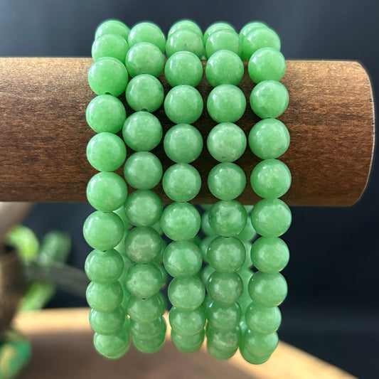 Green Jade 8mm Stretch Bracelet