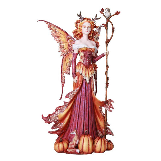 Pumpkin Queen Fairy Statue
