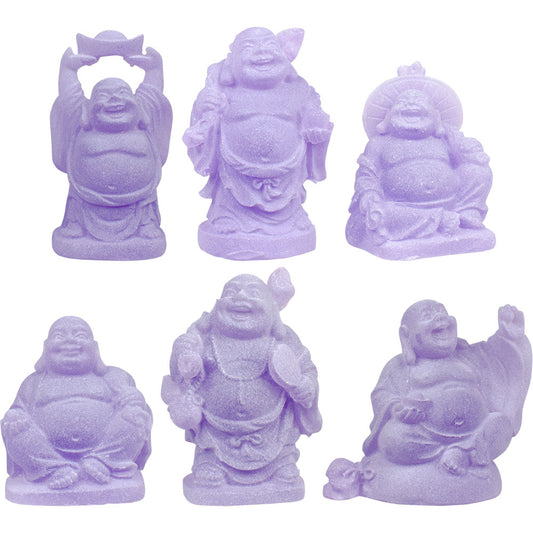 Buddha Figurine - Purple 1"