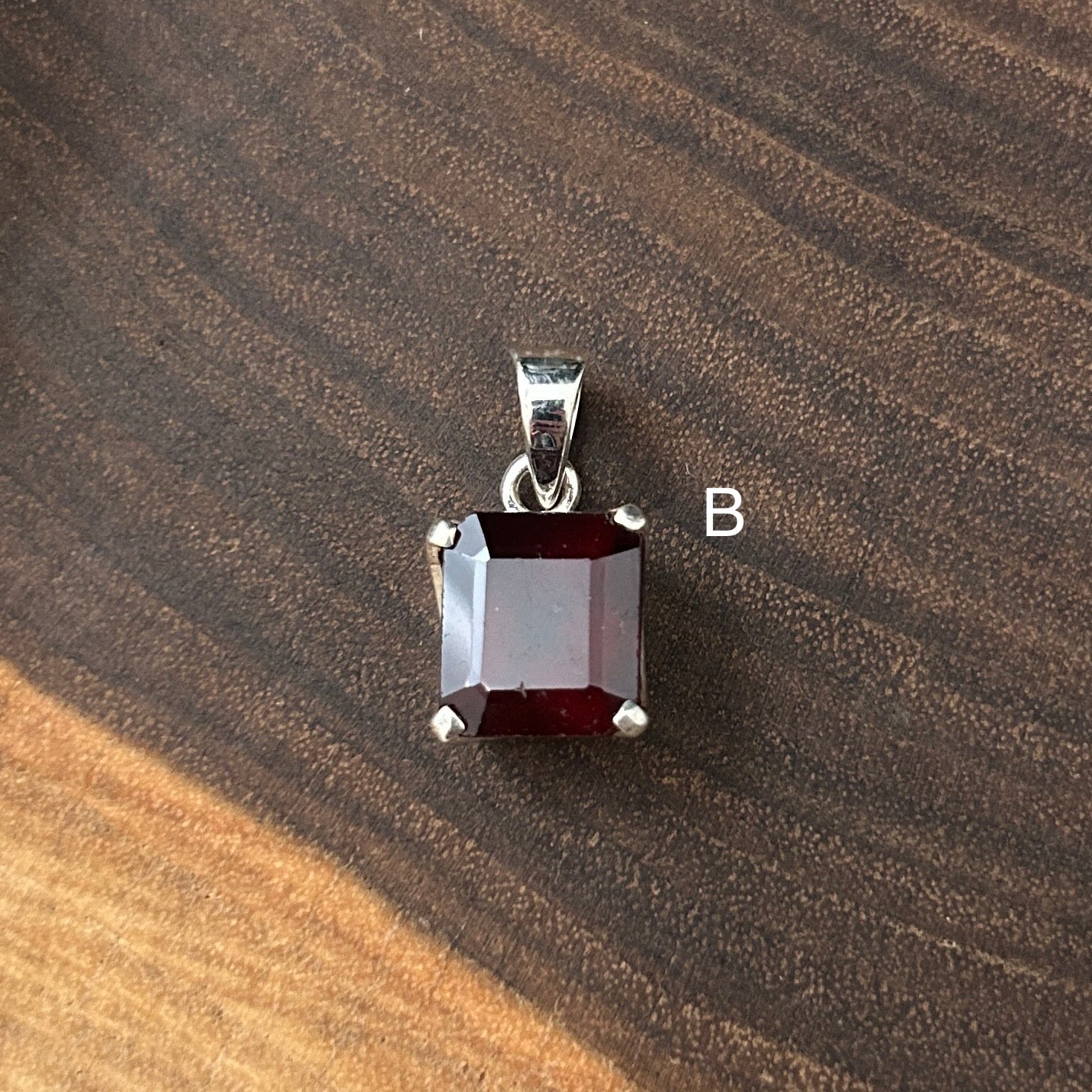 Hessonite Garnet Pendant