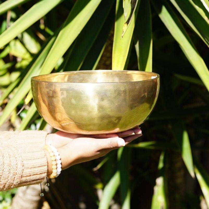 8" Hand Hammered Tibetan Singing Bowl