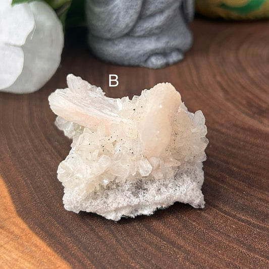 Green Apophyllite & Peach Stilbite