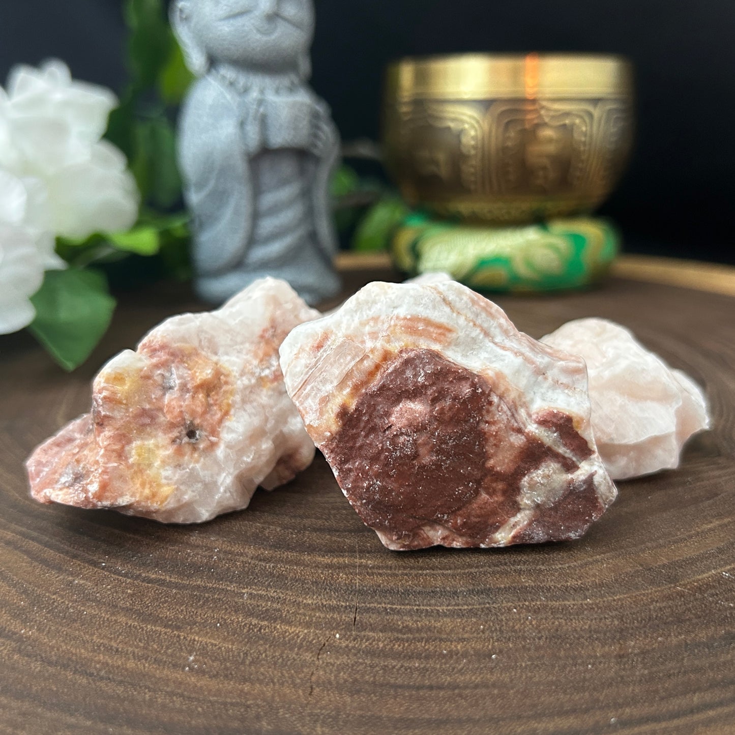 Strawberry Calcite Raw