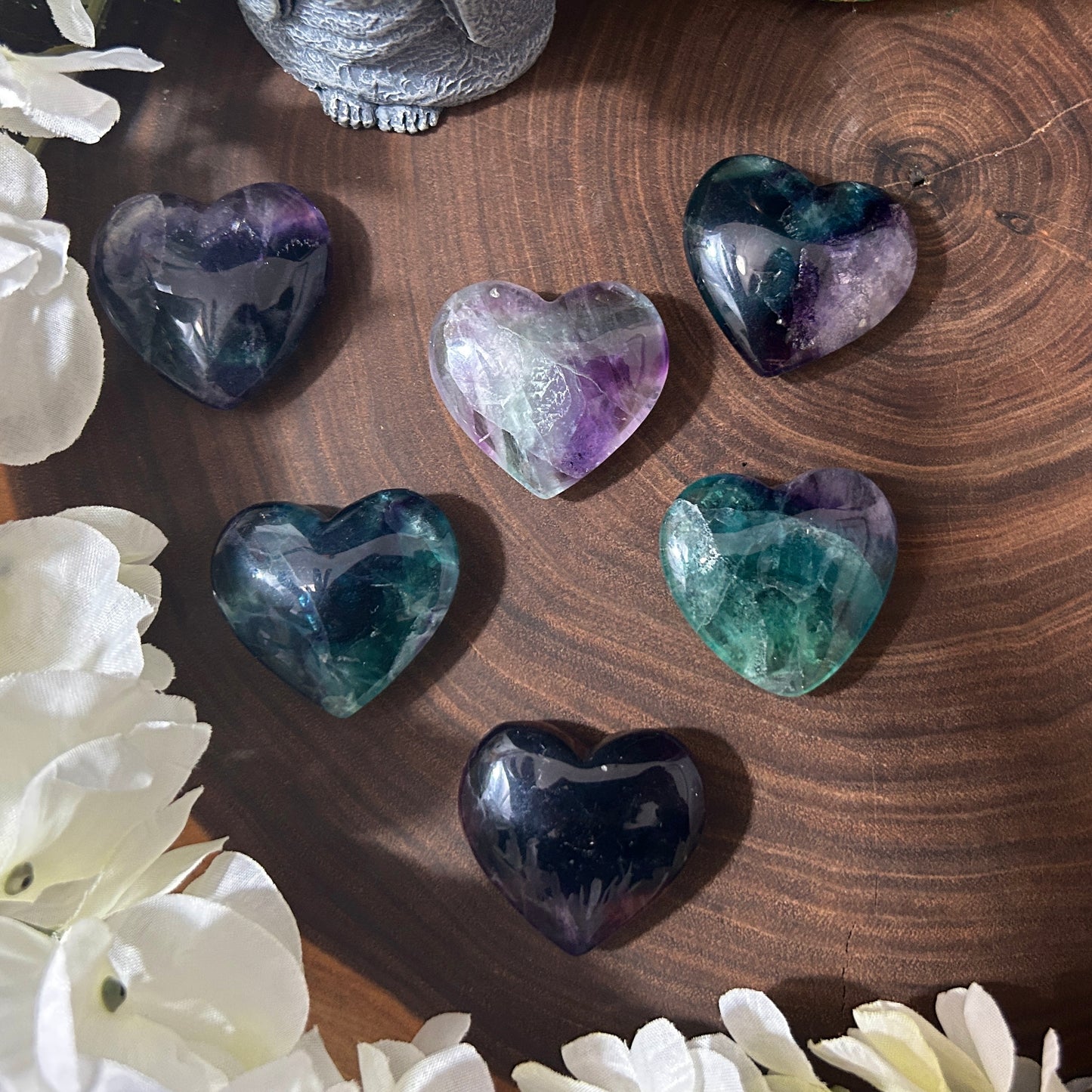 Fluorite “AAA” Hearts