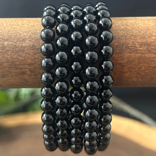 Black Tourmaline 6mm Stretch Bracelet
