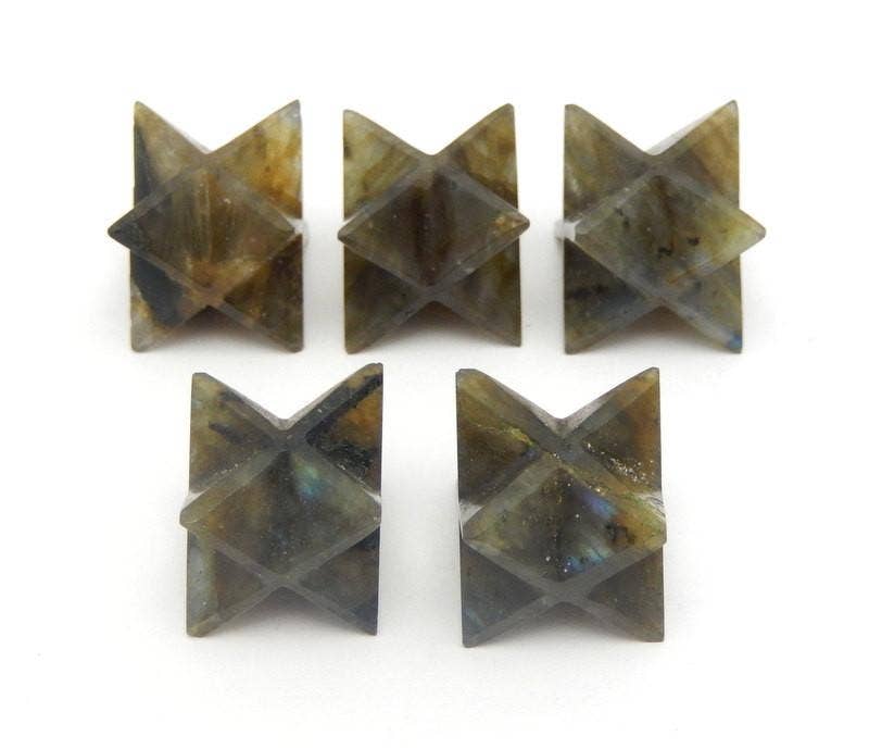 Labradorite Merkaba Star