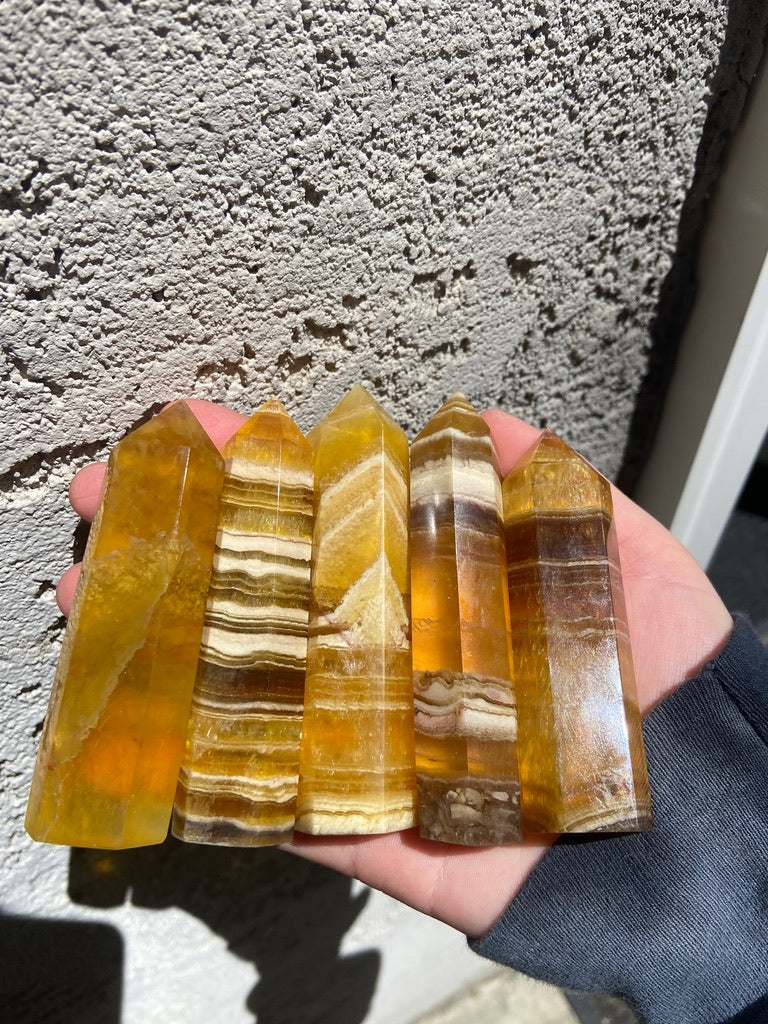 Yellow Fluorite Tower