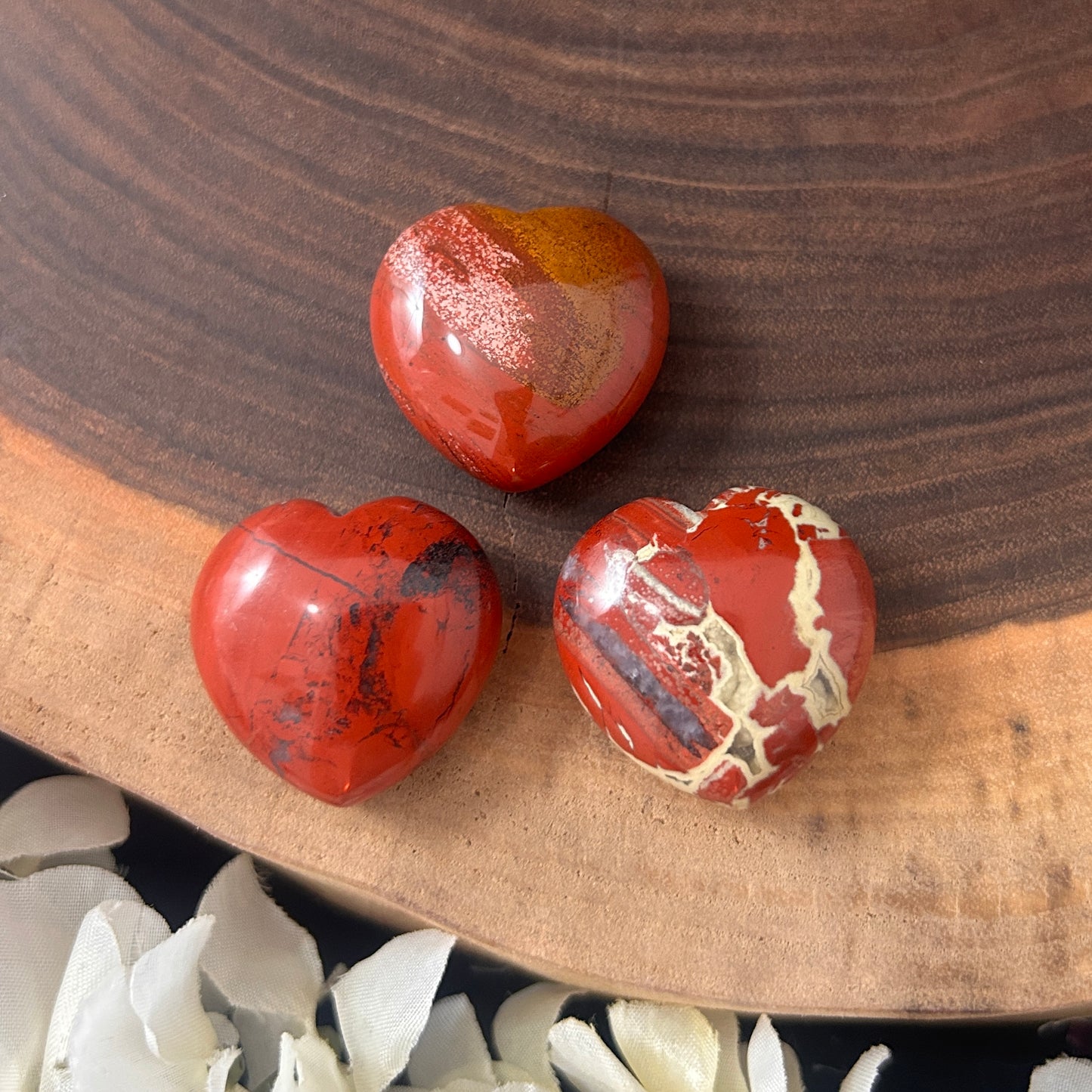 Red Jasper Heart