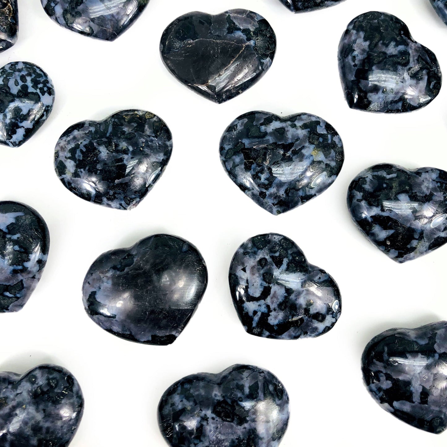 Indigo Gabbro (Blizzard Stone) Heart