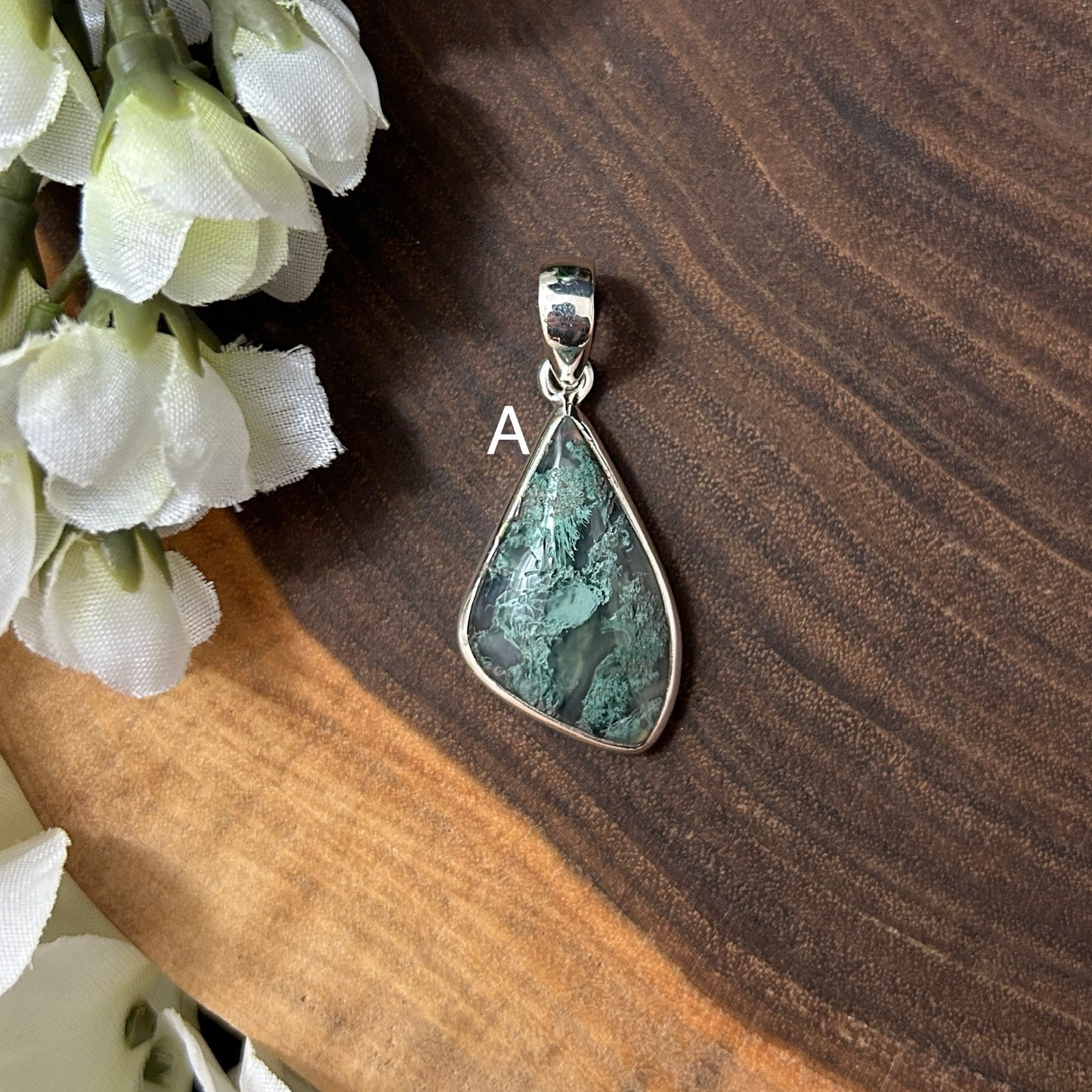 Moss Agate Pendant