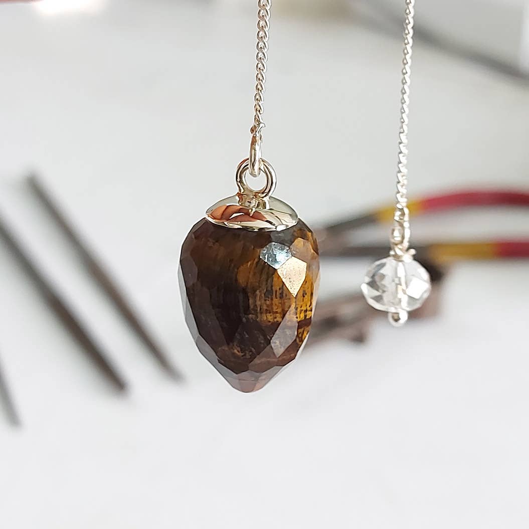 Pendulum - Faceted Tigers Eye