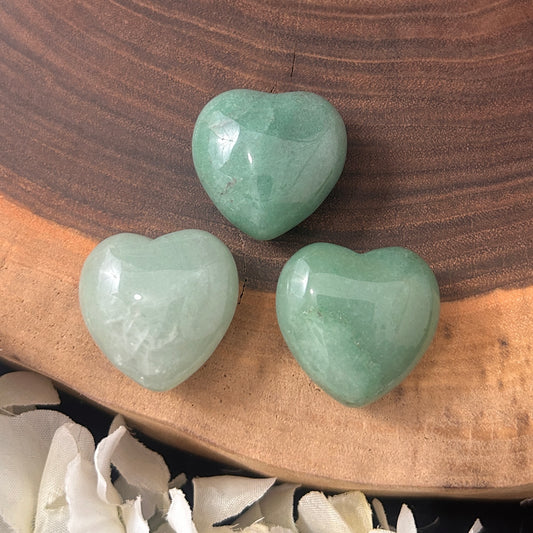 Green Aventurine Heart