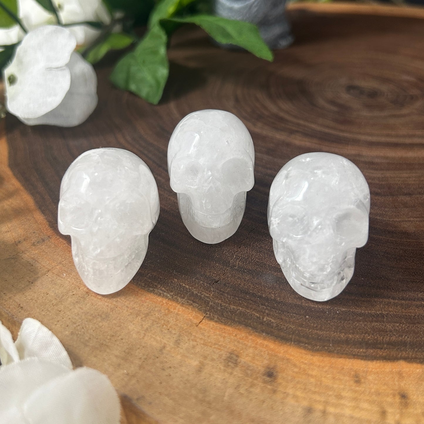 Clear Quartz Skull