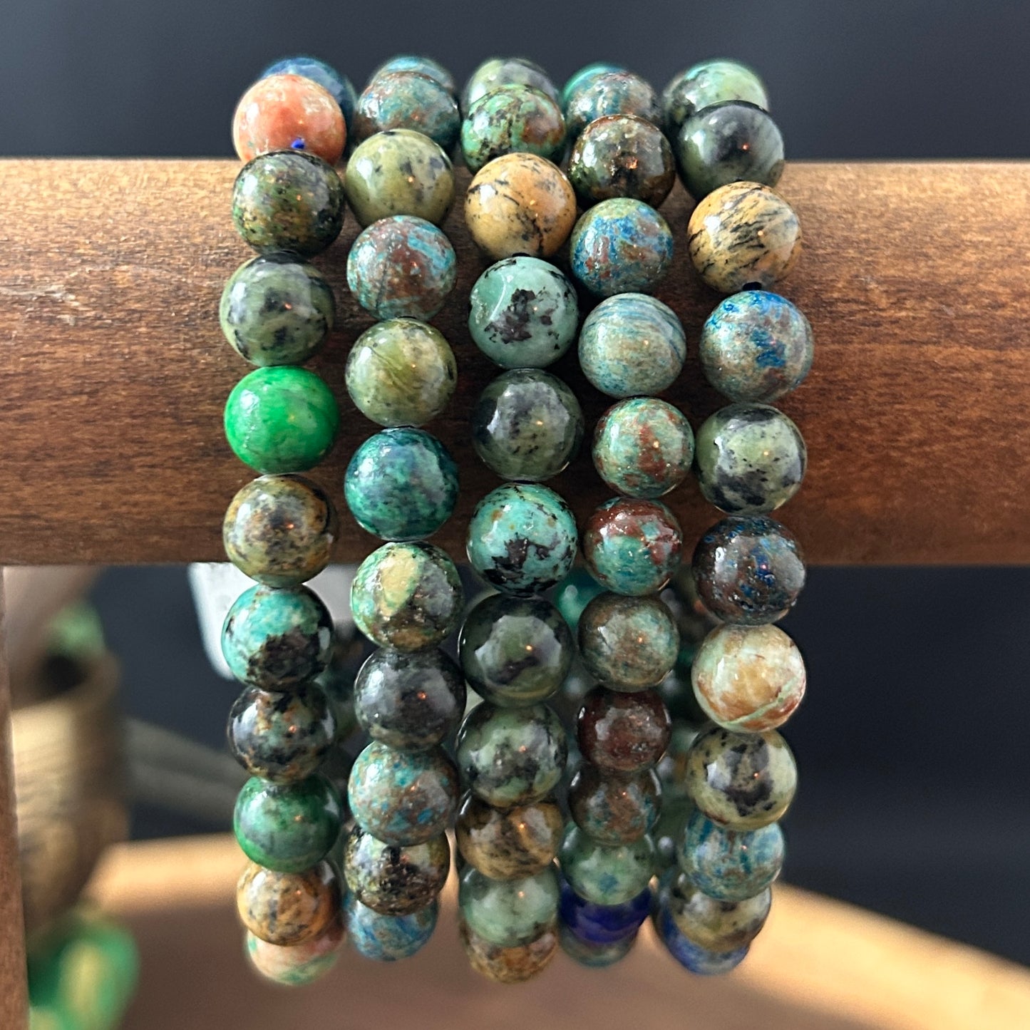 Chrysocolla 8mm Stretch Bracelet