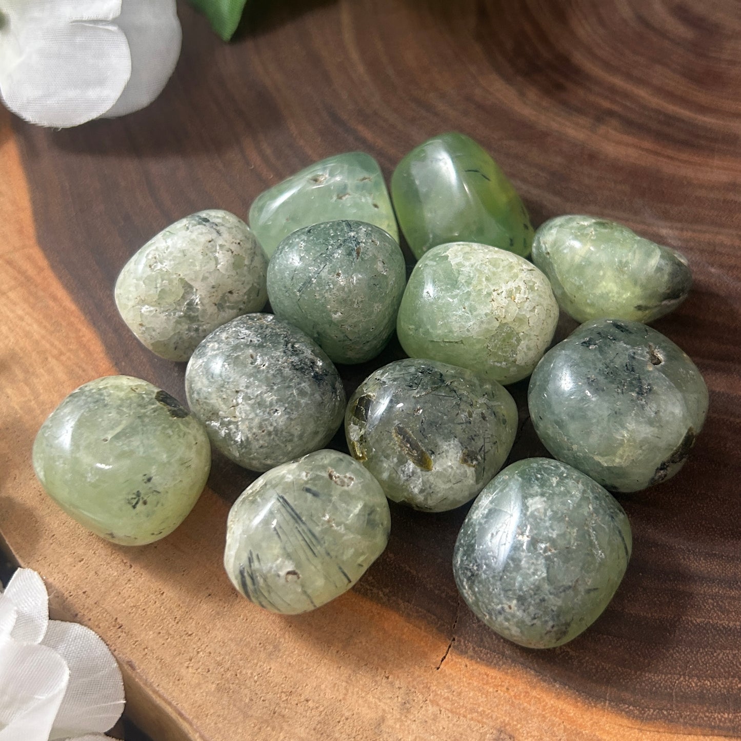 Prehnite Tumbled Stones