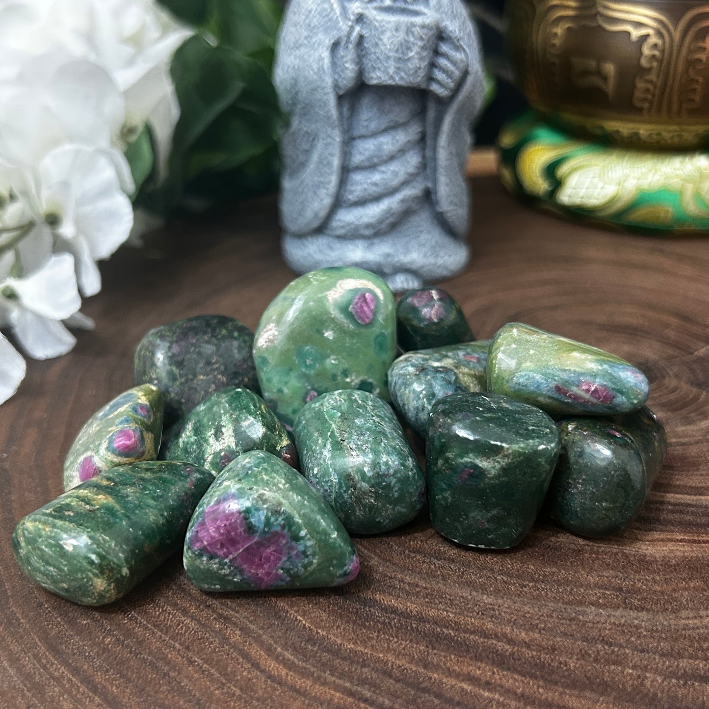 Ruby Fuchsite Dark Tumbled