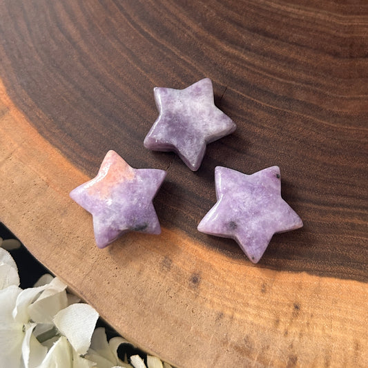 Lepidolite Mini Star