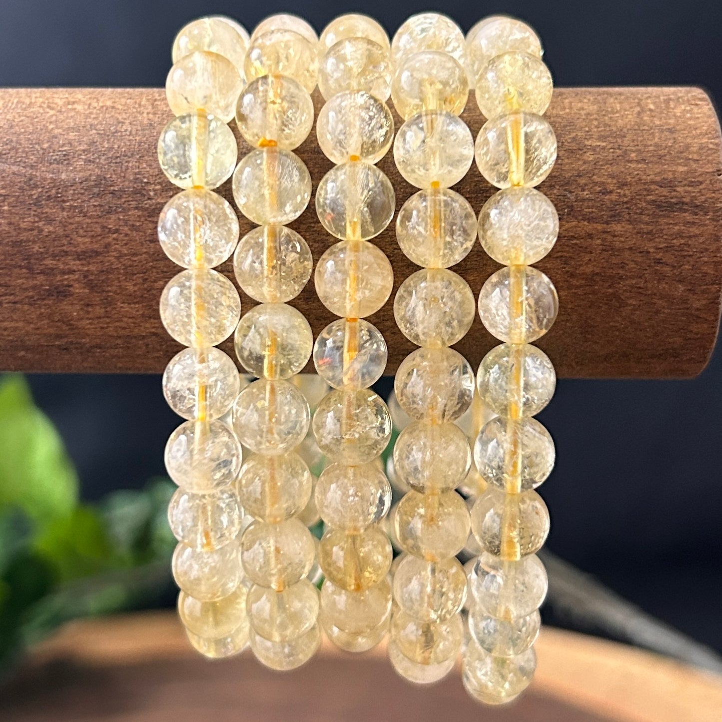 Citrine 8mm Stretch Bracelet