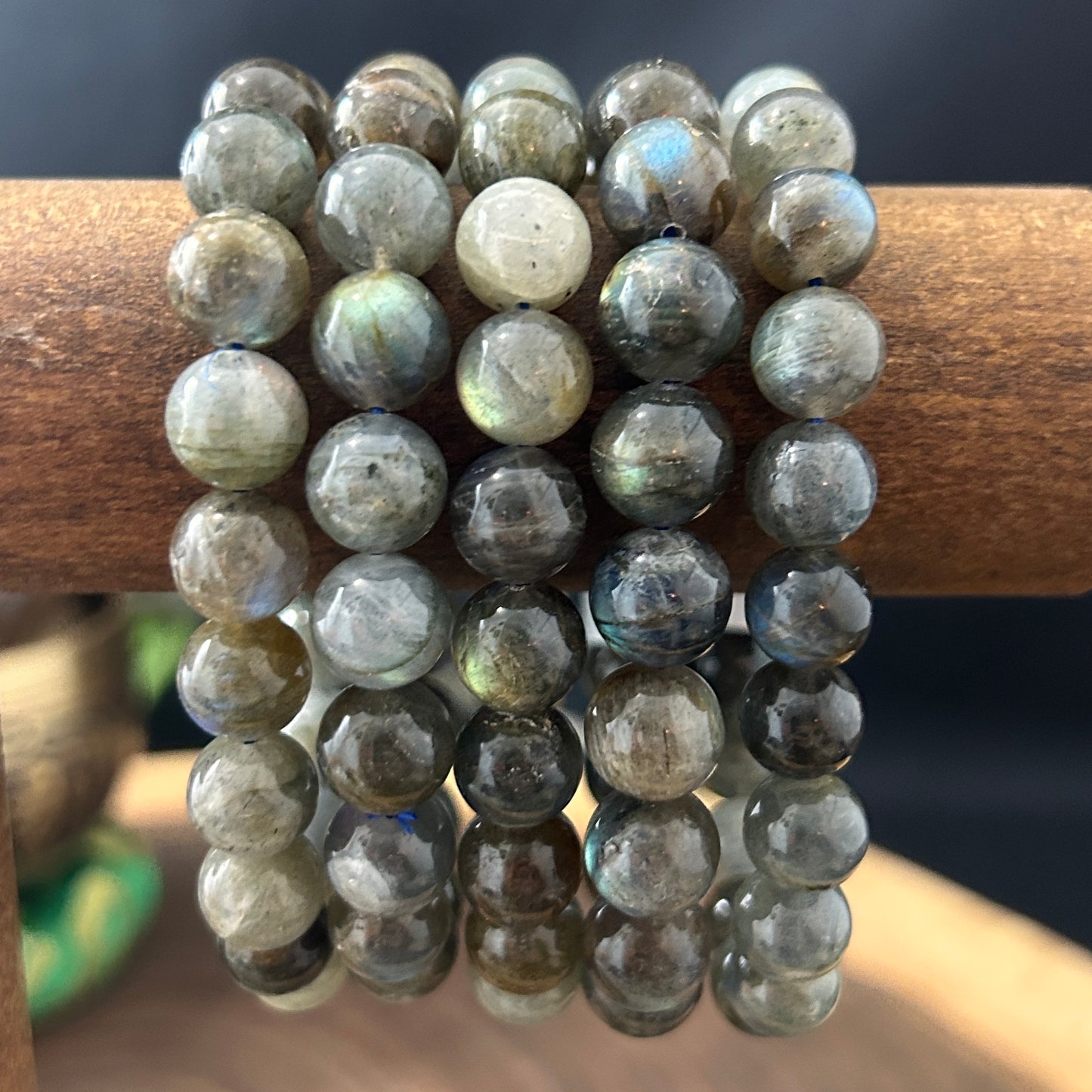 Labradorite 10mm Stretch Bracelet