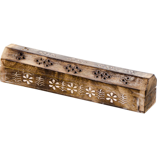 Mango Wood Incense Storage Box