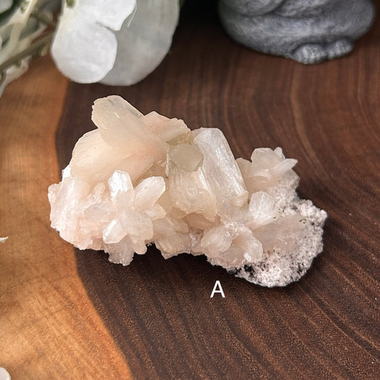 Green Apophyllite & Peach Stilbite