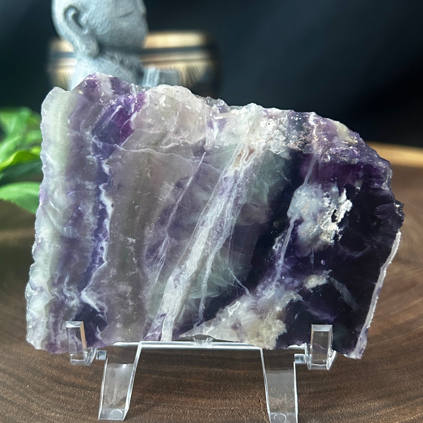 Rainbow Fluorite Slab Raw