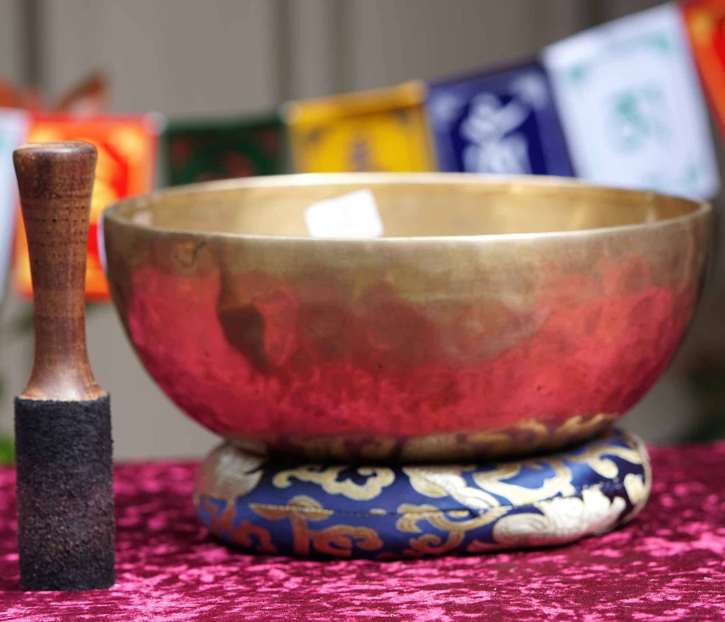 8" Hand Hammered Tibetan Singing Bowl