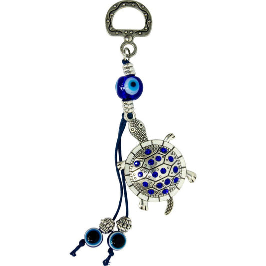 Glass Evil Eye Talisman - Turtle w/ Gems (Each)