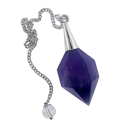 Pendulum - Amethyst Herkimer Style