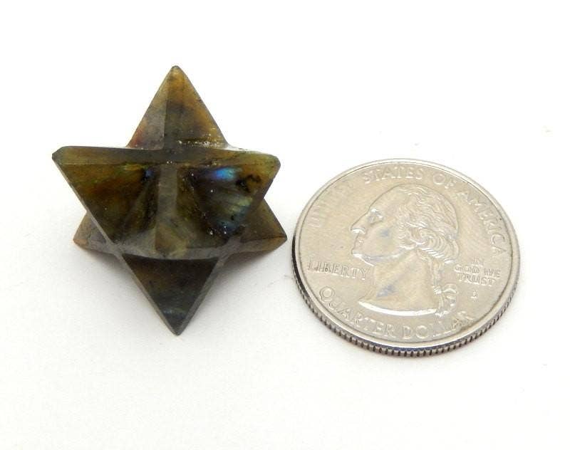 Labradorite Merkaba Star