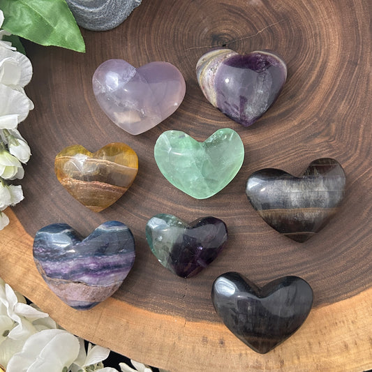 Fluorite Puffy Heart