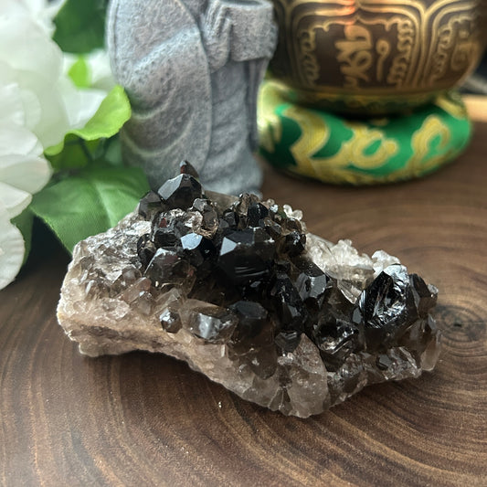 Smoky Quartz Cluster