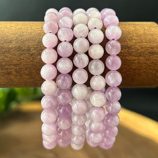 Kunzite 8mm Stretch Bracelet