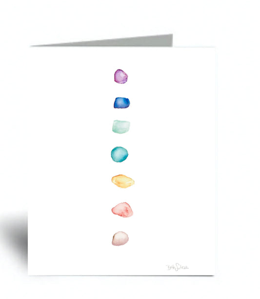 Chakras Blank Card