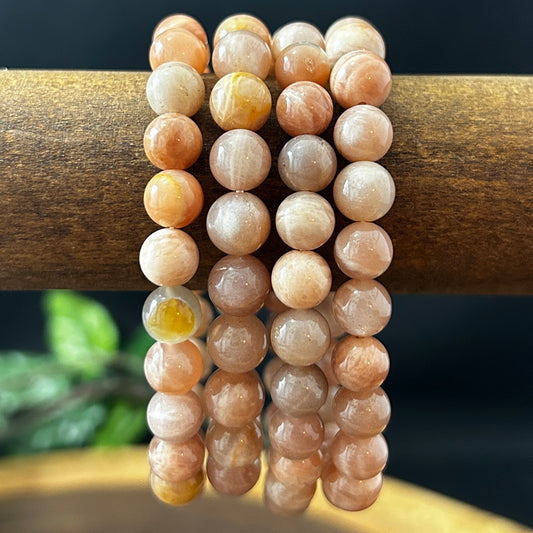 Golden Sunstone 8mm Stretch Bracelet