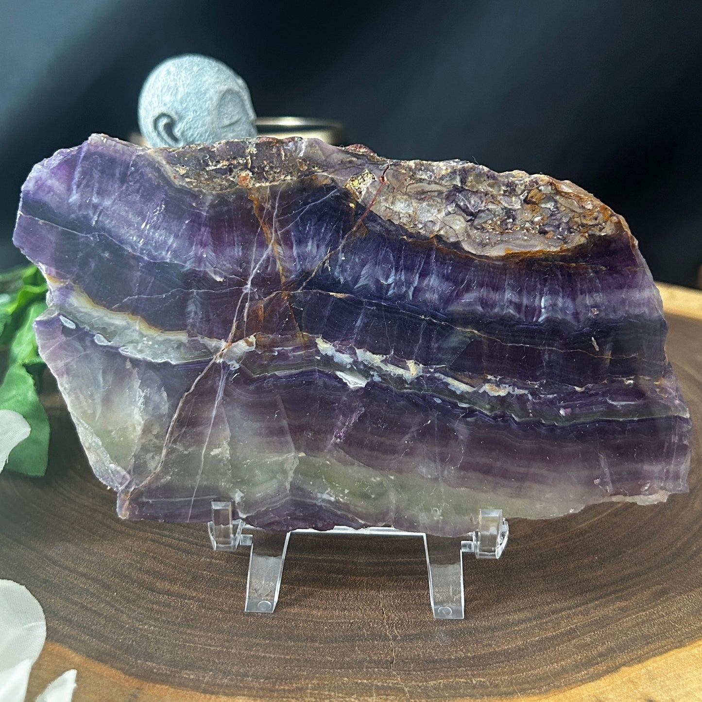 Rainbow Fluorite Slab Raw