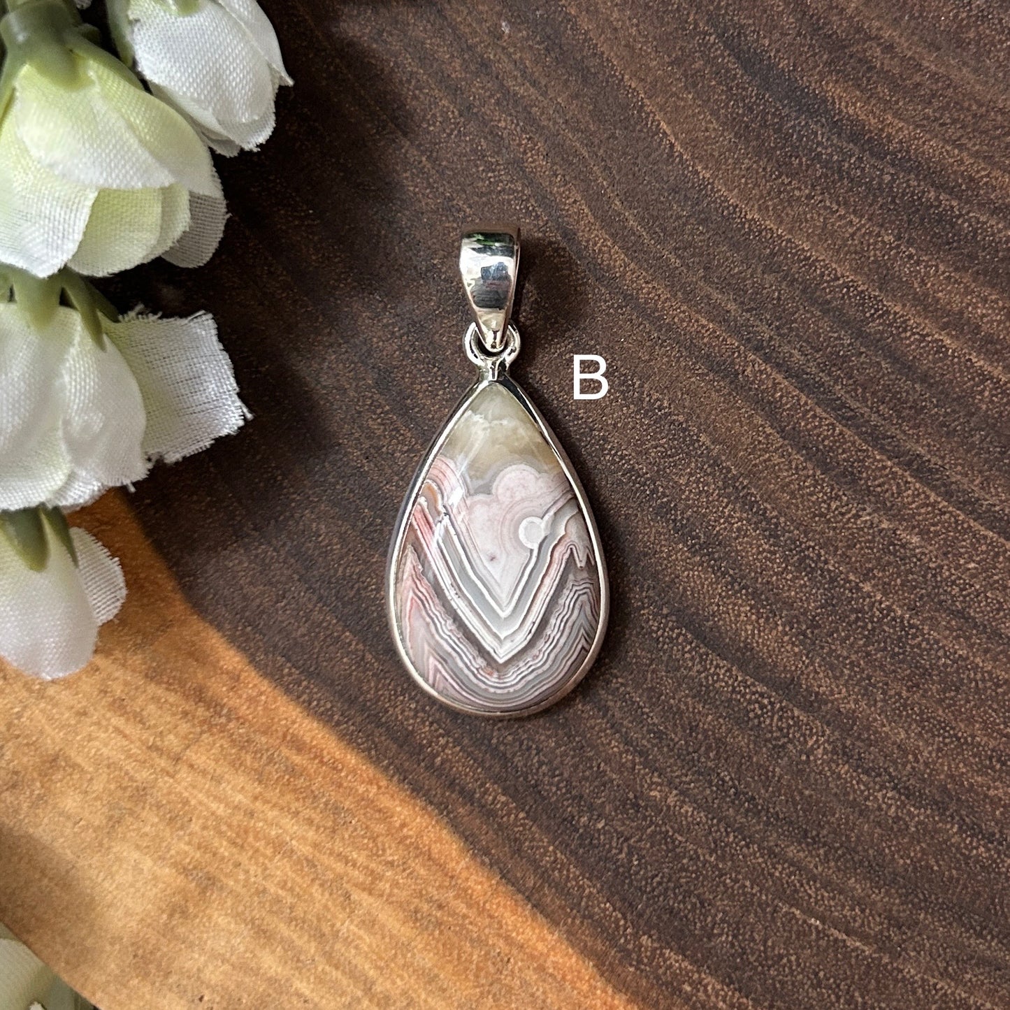 Crazy Lace Agate Pendant