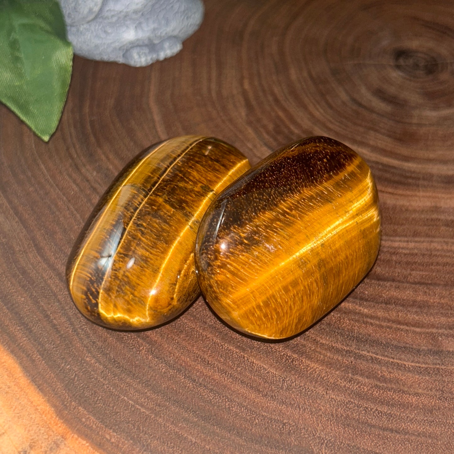 Tiger's Eye Palm Stone