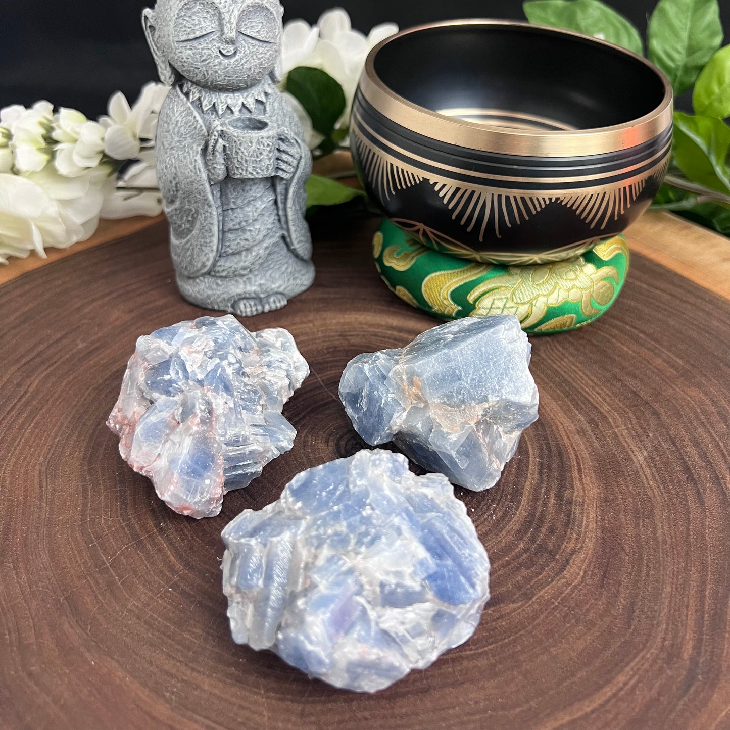 Blue Calcite Raw