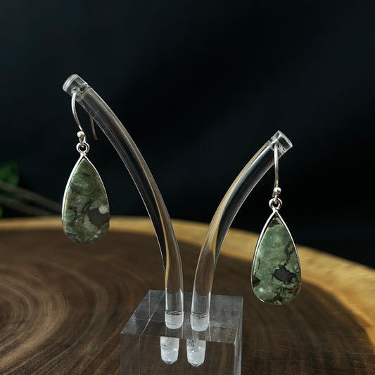 Rainforest Jasper Drop Earrings