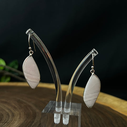 Aragonite Freeform Earrings