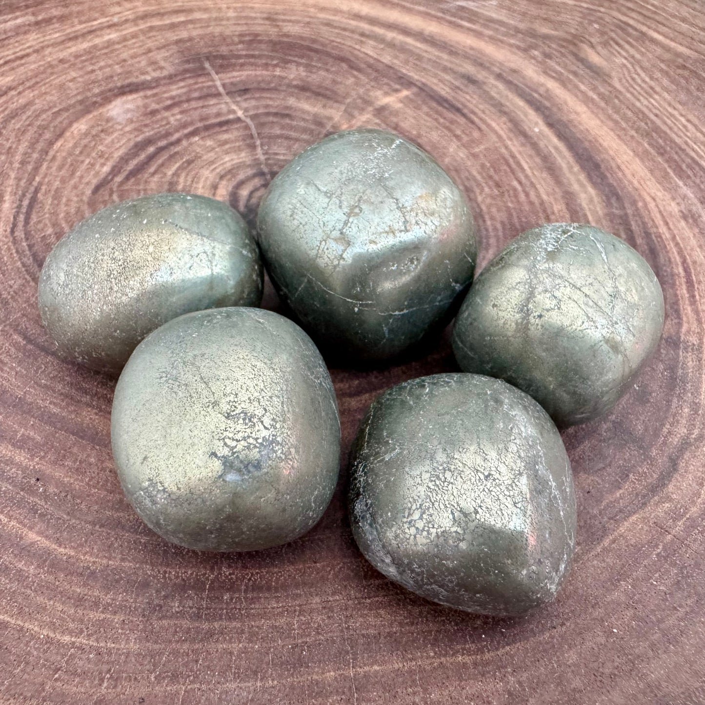 Pyrite Tumbled