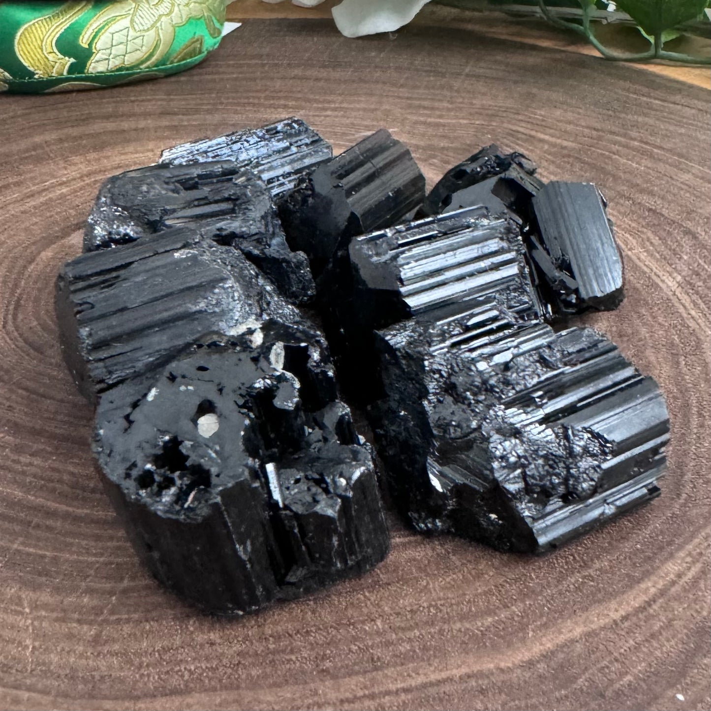 Black Schrol Tourmaline Terminated "AA"