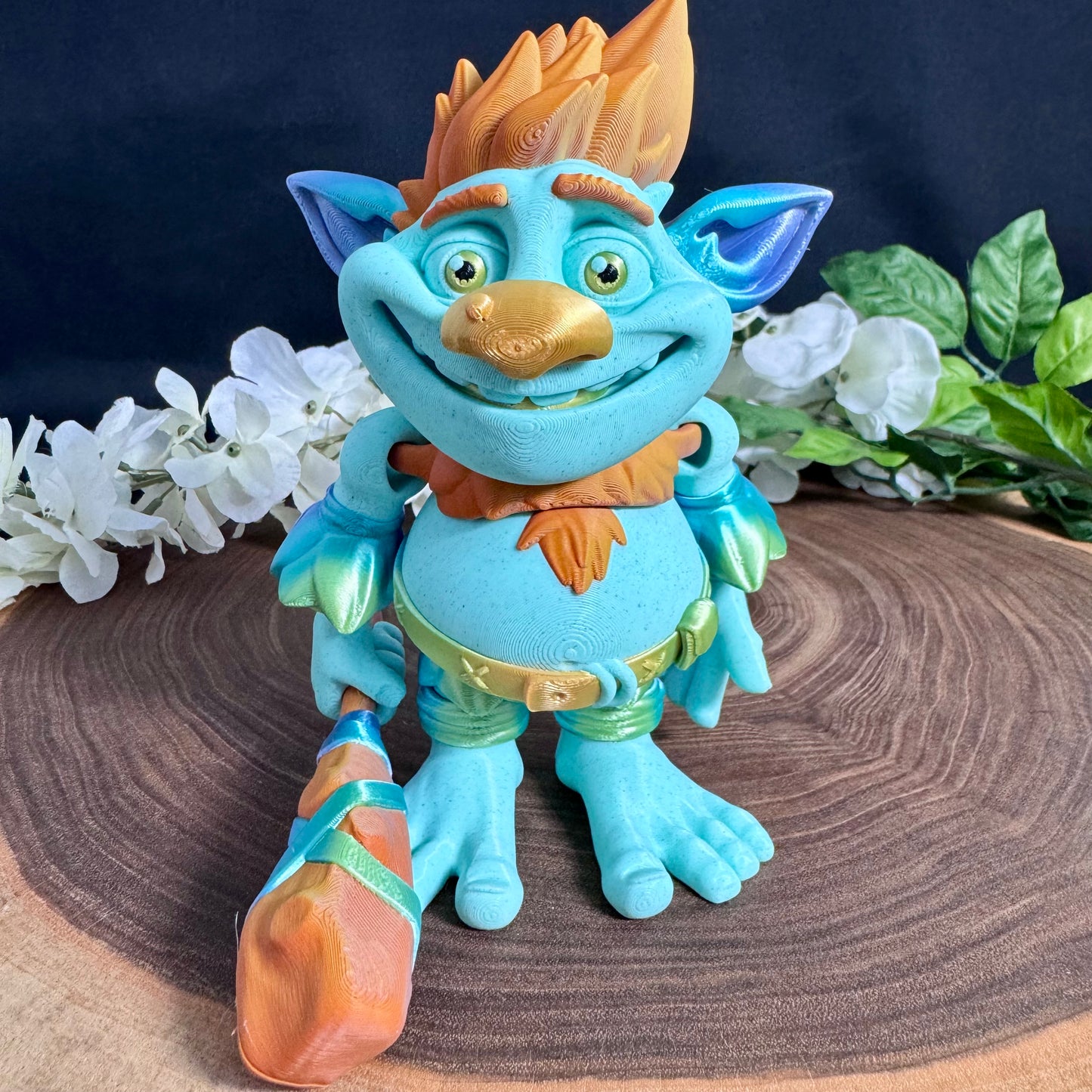 6" 3D Printed Articulated Troll