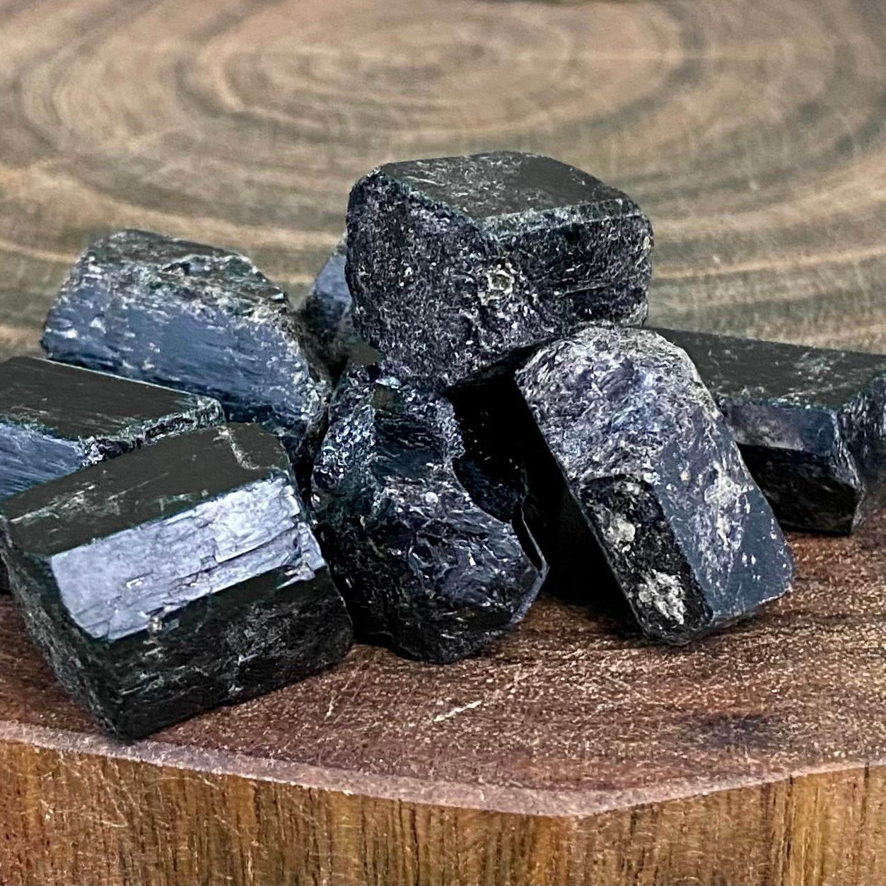 Black Tourmaline Terminated Raw