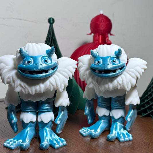 6" 3D Printed Articulated Yeti