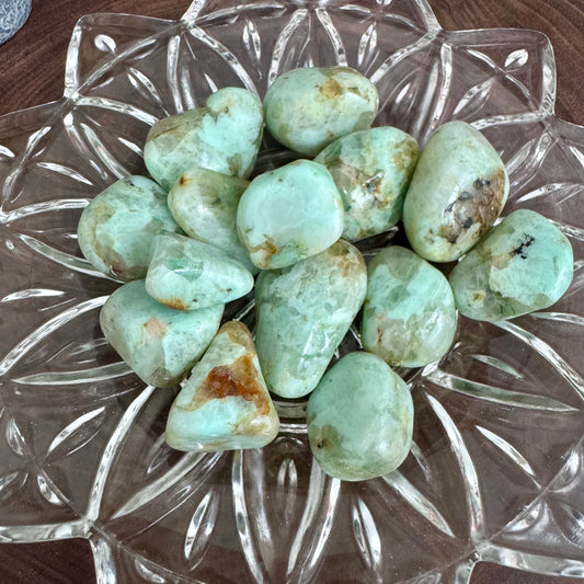 Green Moonstone (Garnierite) Tumbled