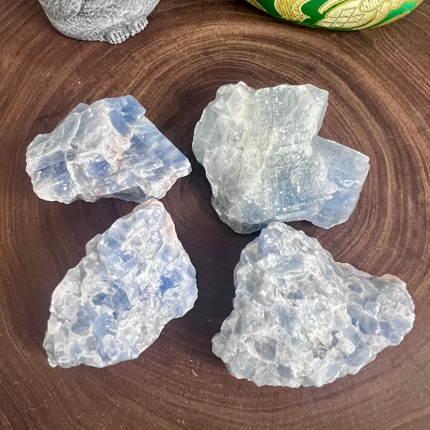 Blue Calcite Raw