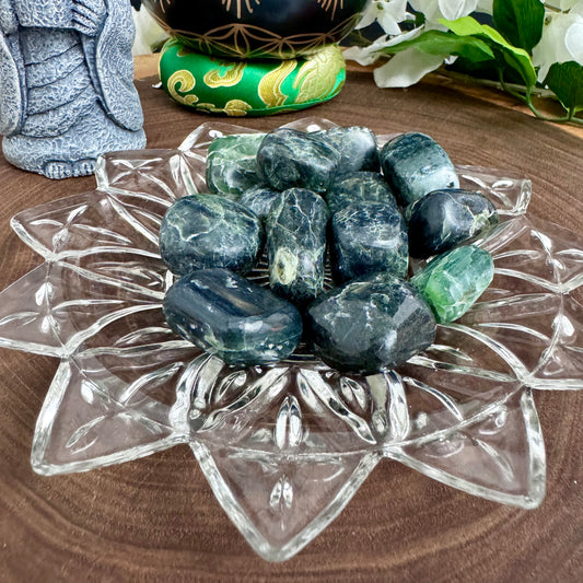 Green Kyanite Tumbled