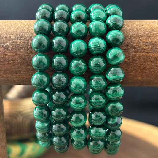 Malachite 8mm Stretch Bracelet